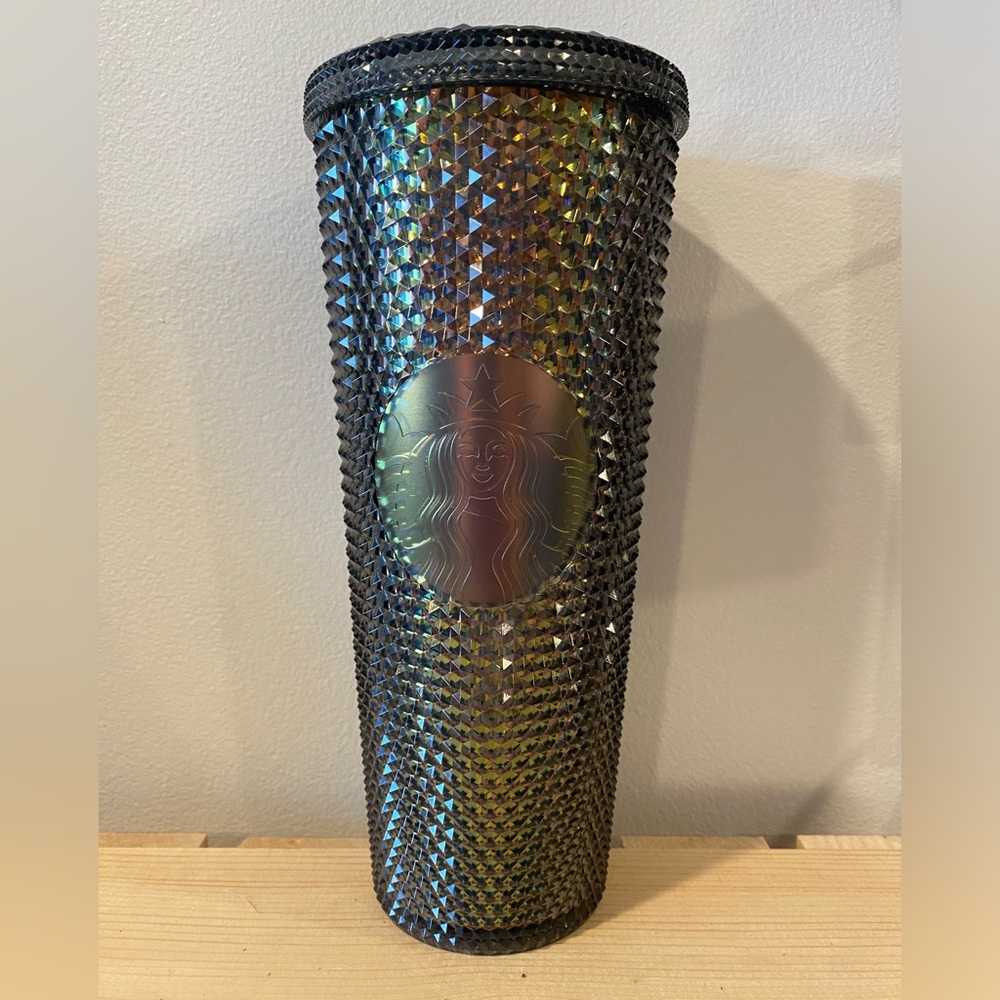 Starbucks Dark Unicorn Black  studded tumbler 24oz